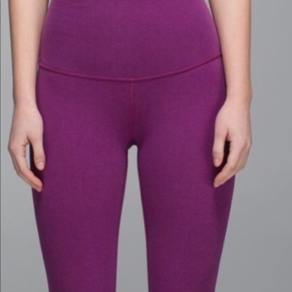 Lululemon wunder under cotton crops size 4